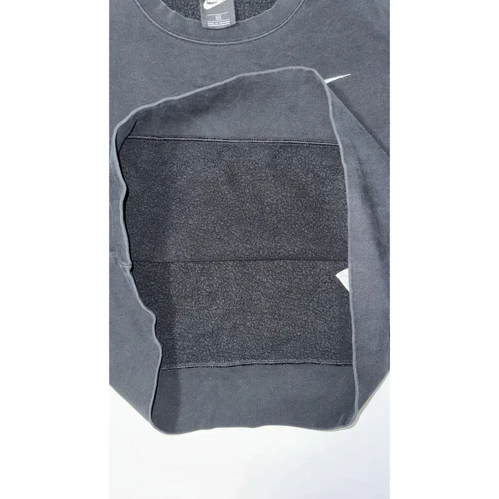 Nike Sportswear Women’s Fleece Sweatshirt Crew Cropped Black Size 2X